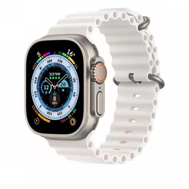 Apple MQEA3ZM/A rannekejatke valkoinen fluoroelastomeeri 50 mm