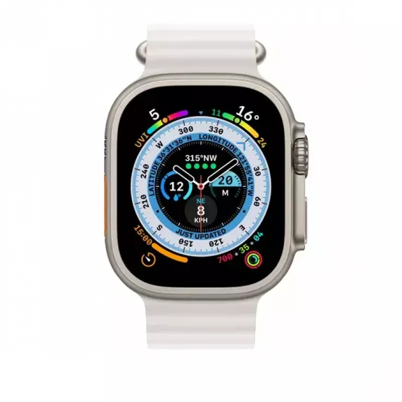 Apple MQEA3ZM/A rannekejatke valkoinen fluoroelastomeeri 50 mm