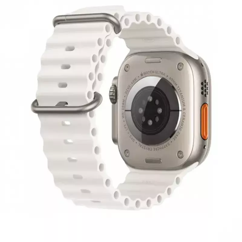 Apple MQEA3ZM/A rannekejatke valkoinen fluoroelastomeeri 50 mm