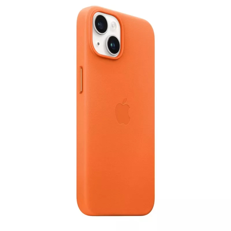 Apple nahkakotelo MagSafe-yhteensopiva iPhone 14 oranssi