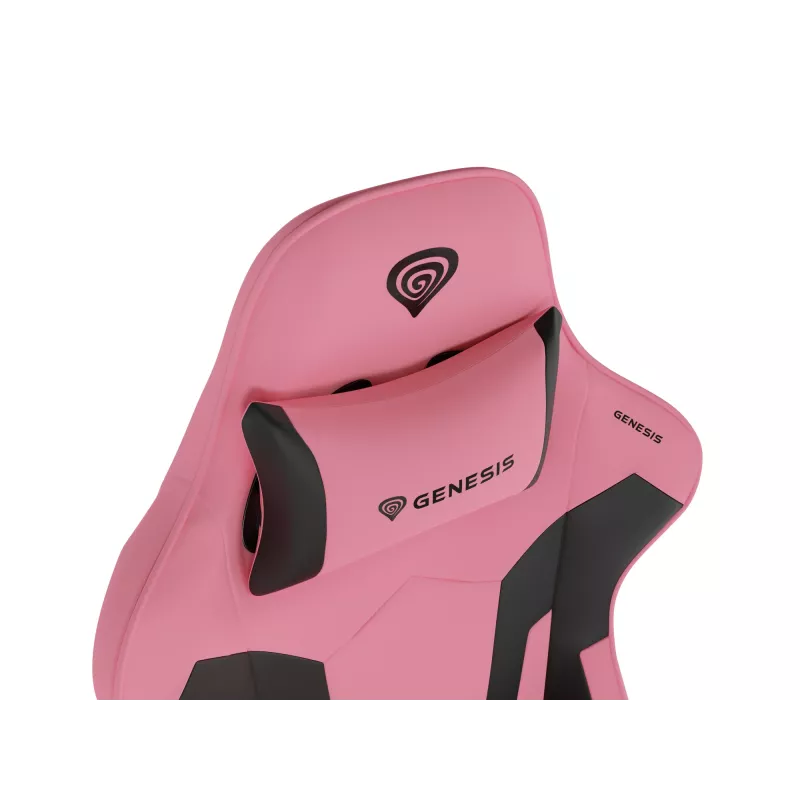 Pelituoli GENESIS Nitro 720 ilmalla täytettävä istuin musta pinkki 150 kg