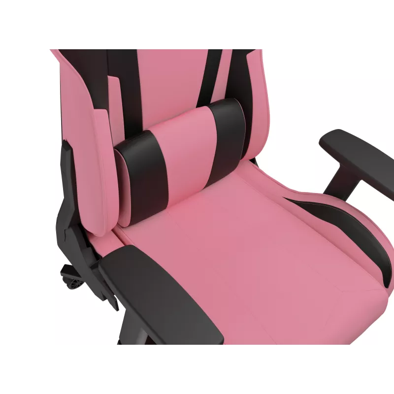 Pelituoli GENESIS Nitro 720 ilmalla täytettävä istuin musta pinkki 150 kg