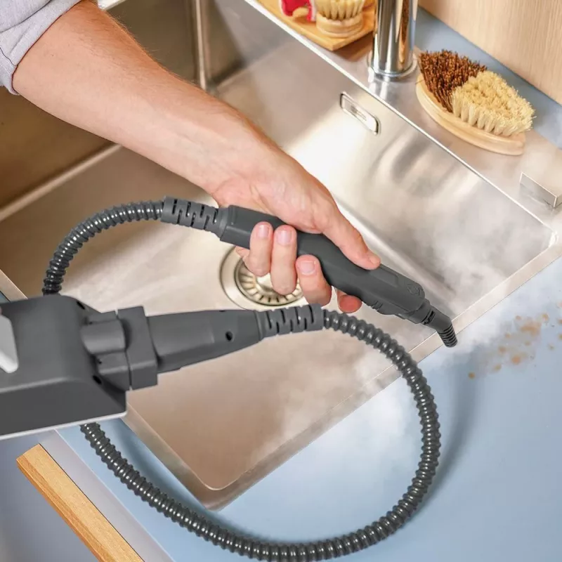 Polti Vaporetto SV620_Style höyrypuhdistin 0,5 L 1500 W sininen, valkoinen