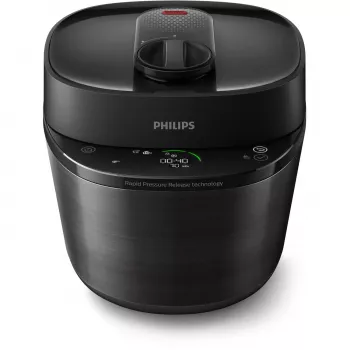 Sähköinen painekattila Philips HD2151/40 — 5 L, 1000 W, 34 automaattiohjelmaa, musta