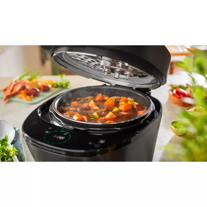 Sähköinen painekattila Philips HD2151/40 — 5 L, 1000 W, 34 automaattiohjelmaa, musta