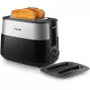 Philips Daily Collection HD2517/90 leivänpaahdin 8 2 viipaletta 900 W musta, hopea