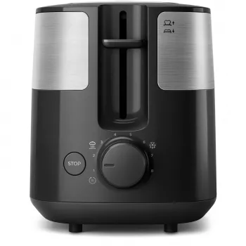 Philips Daily Collection HD2517/90 leivänpaahdin 8 2 viipaletta 900 W musta, hopea