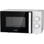 Yksittäinen mikroaaltouuni Gorenje 740248 — 800 W, 20 l, valkoinen, 5 tehotasoa, 270 mm pyörivä lautanen