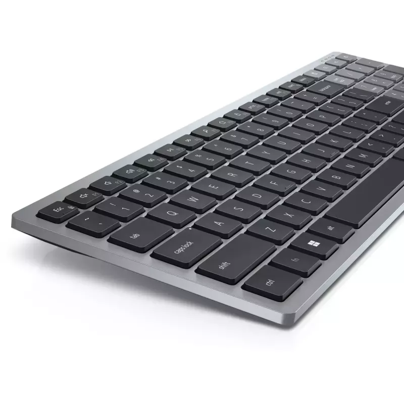 Näppäimistö DELL KB740 Office RF Wireless + Bluetooth QWERTY US International harmaa musta