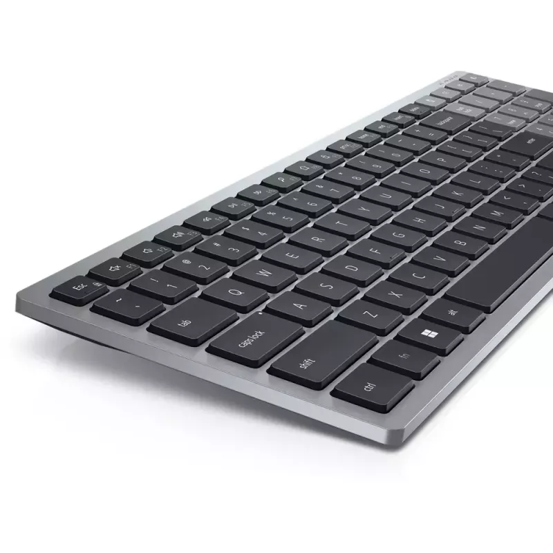 Näppäimistö DELL KB740 Office RF Wireless + Bluetooth QWERTY US International harmaa musta