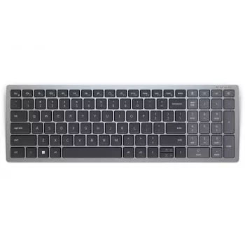Näppäimistö DELL KB740 Office RF Wireless + Bluetooth QWERTY US International harmaa musta