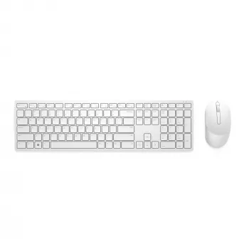 DELL Pro näppäimistö ja hiiri - KM5221W - US International (QWERTY) - valkoinen