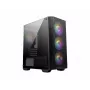 PC-kotelo MSI MAG FORGE M100A Micro Tower musta karkaistu lasi, 3x120mm etutuulettimet, RGB, microATX/Mini-ITX