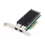 DIGITUS Ethernet-palvelinsovitin – 10 Gbit/s kaksiporttinen PCIe X8, Intel X540 BT2