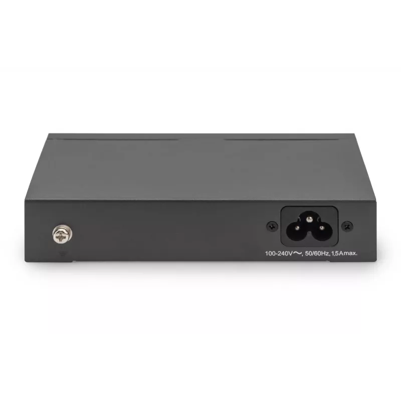 DIGITUS PoE-kytkin 4+1-porttia Ethernet hallitsematon 4-porttia PoE,