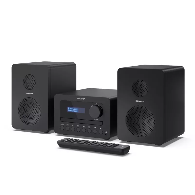 Sharp TOKYO DAB+ HI-FI mikro järjestelmä kotiaudiomikrojärjestelmä 40 W musta