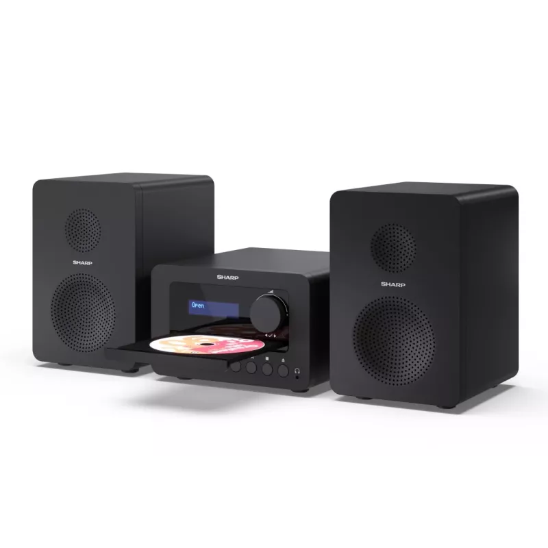 Sharp TOKYO DAB+ HI-FI mikro järjestelmä kotiaudiomikrojärjestelmä 40 W musta