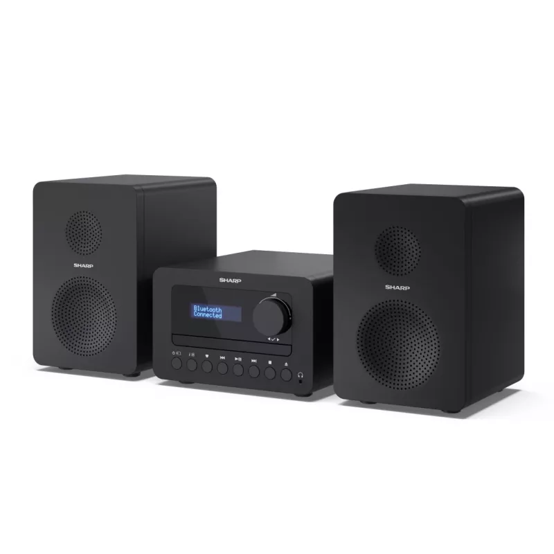 Sharp TOKYO DAB+ HI-FI mikro järjestelmä kotiaudiomikrojärjestelmä 40 W musta