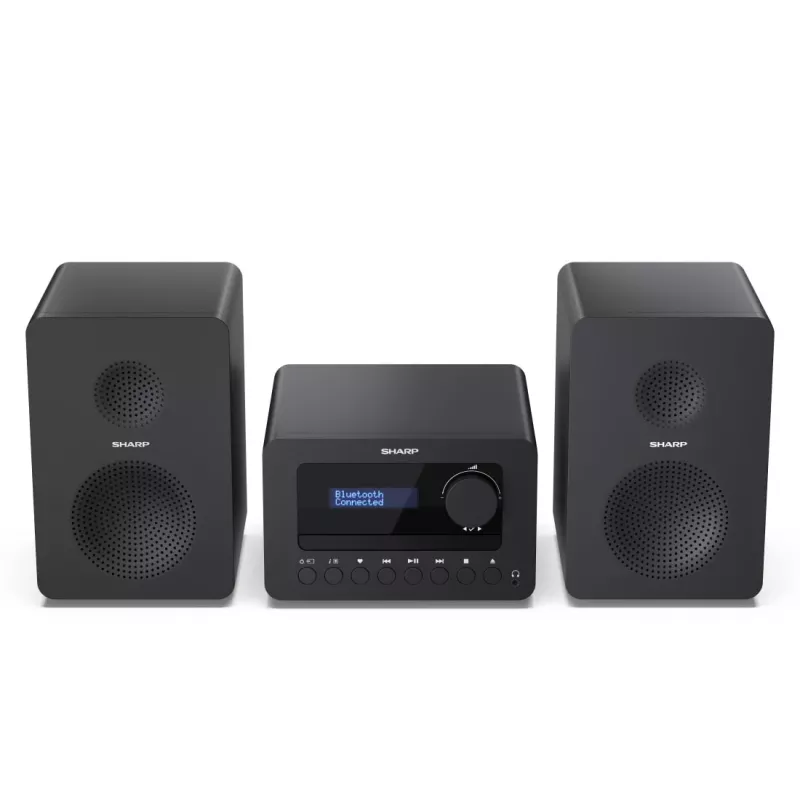 Sharp TOKYO DAB+ HI-FI mikro järjestelmä kotiaudiomikrojärjestelmä 40 W musta