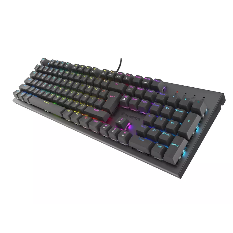 GENESIS Thor 303 pelinäppäimistö USB QWERTY US International musta