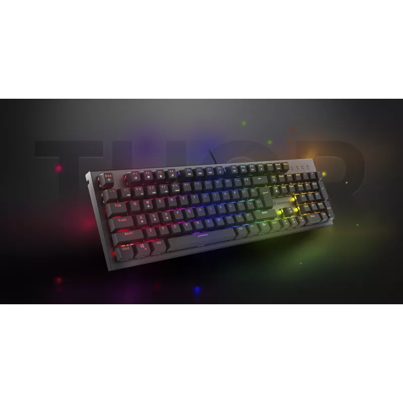 GENESIS Thor 303 pelinäppäimistö USB QWERTY US International musta