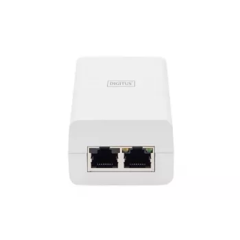 DIGITUS Gigabit Ethernet PoE+ injektori 802.3at, 30 W, pieni kotelo, valkoinen