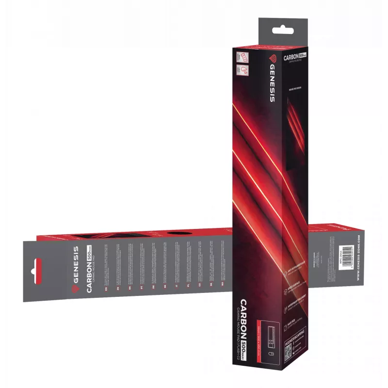 GENESIS Carbon 500 Maxi Flash G2 pelihiirimatto musta, punainen