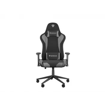Pelituoli GENESIS NITRO 440 G2 pehmustettu istuin musta harmaa max. 120 kg