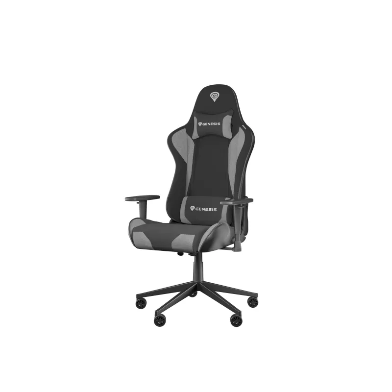 Pelituoli GENESIS NITRO 440 G2 pehmustettu istuin musta harmaa max. 120 kg