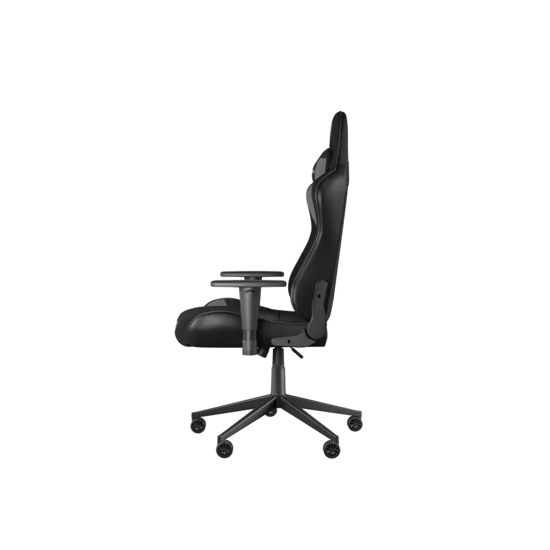 Pelituoli GENESIS NITRO 440 G2 pehmustettu istuin musta harmaa max. 120 kg