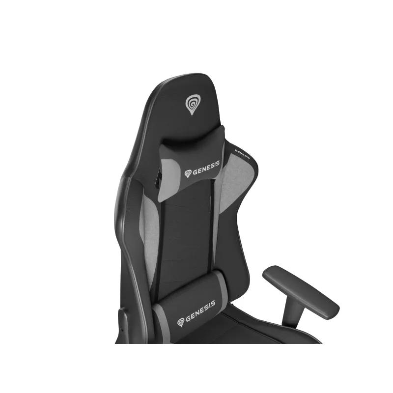 Pelituoli GENESIS NITRO 440 G2 pehmustettu istuin musta harmaa max. 120 kg