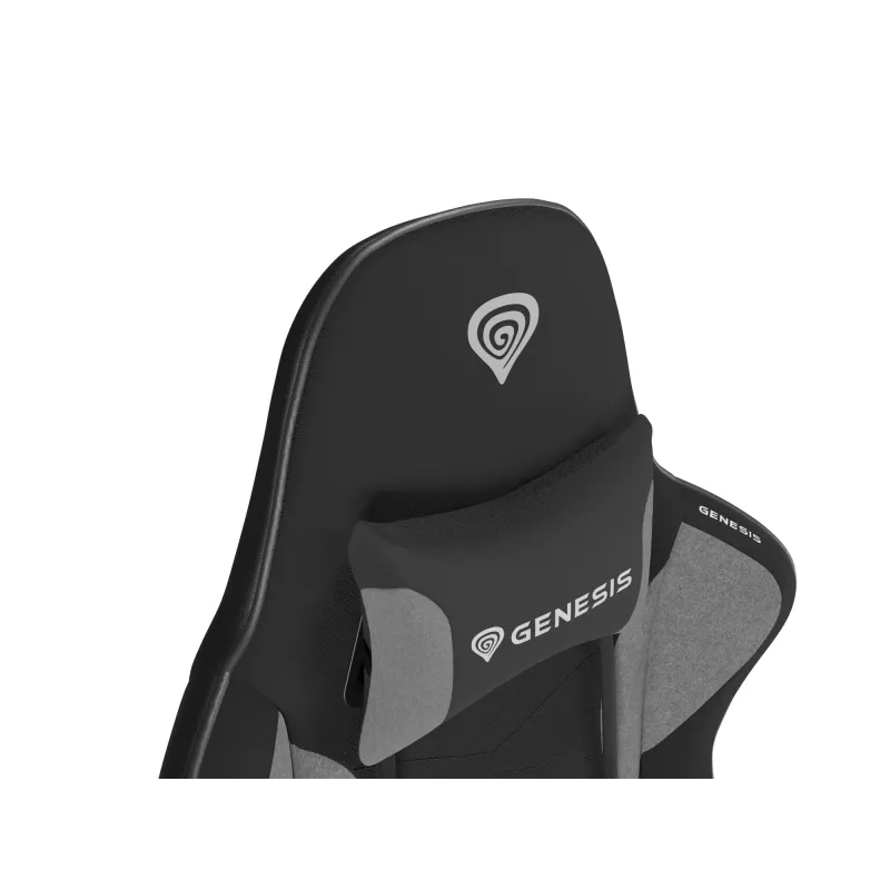 Pelituoli GENESIS NITRO 440 G2 pehmustettu istuin musta harmaa max. 120 kg