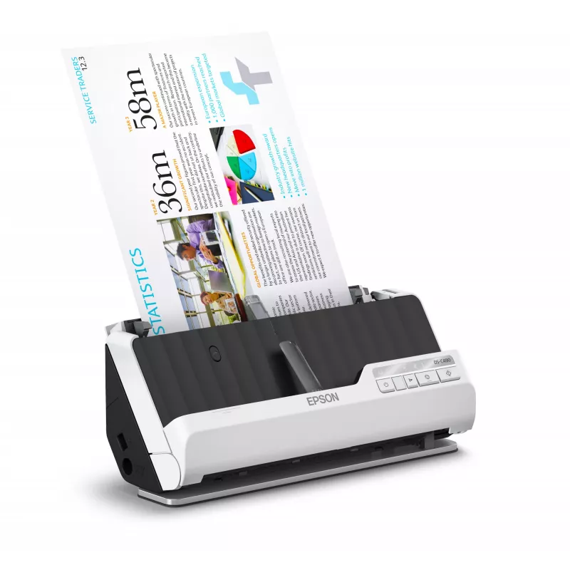 Epson DS-C490 ADF + -syöttöskanneri 600 x 600 DPI A4 musta, valkoinen