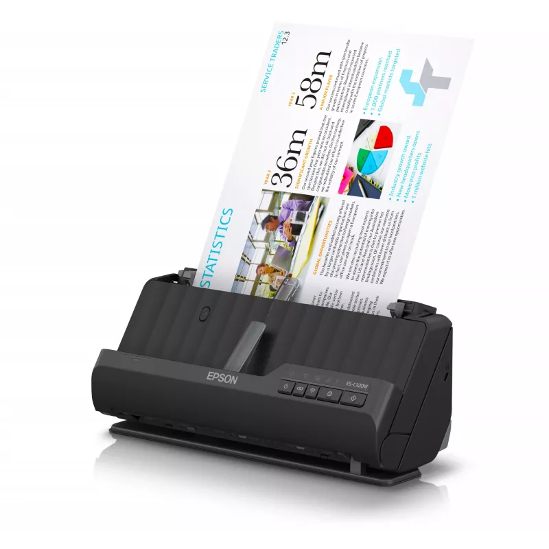 Epson ES-C320W ADF + -syöttöskanneri 600 x 600 DPI A4 musta