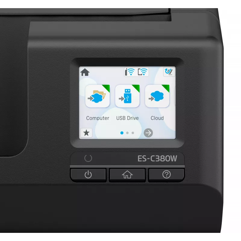 Epson ES-C380W ADF + -syöttöskanneri 600 x 600 DPI A4 musta