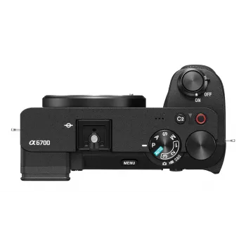 Kamera Sony α α6700 MILC runko 27 MP Exmor R CMOS 6192 x 4128 pikseliä musta