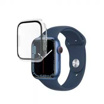 FIXED suojakalvo Apple Watch 45mm Series 8:lle – polykarbonaatti kirkas koko näytön peitto