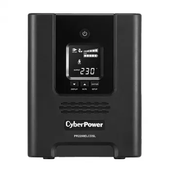 CyberPower PR2200ELCDSL UPS (keskeytymätön virransyöttö) line-interactive 2,2 kVA 1980 W 9 AC-pistorasiaa
