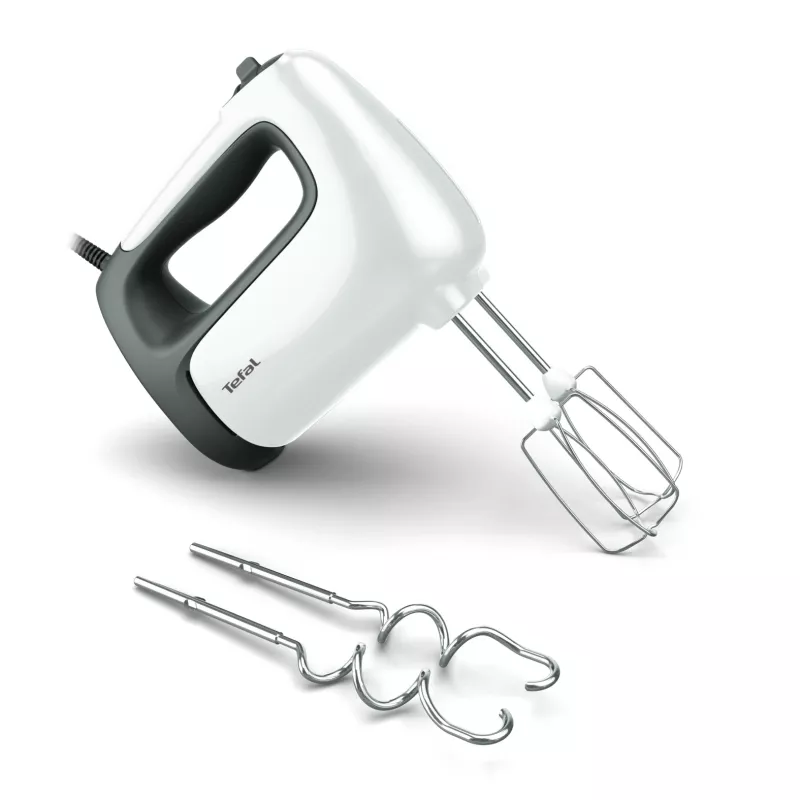 Tefal Prep'Mix HT4621 -käsivatkain — 500 W, 5 nopeutta, metallivispilä, valkoinen