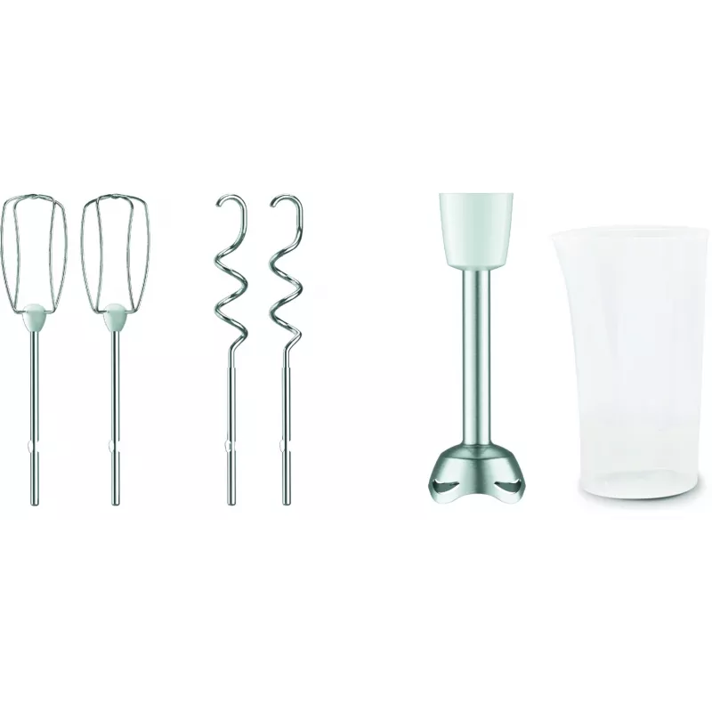 Tefal Prep'Mix HT4621 -käsivatkain — 500 W, 5 nopeutta, metallivispilä, valkoinen