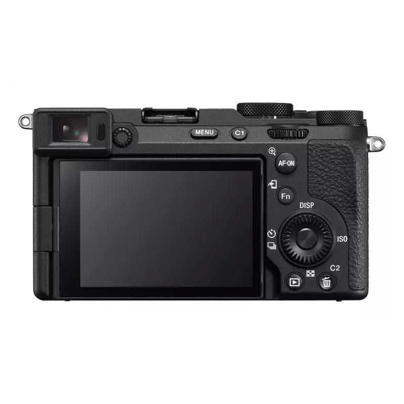 Sony Alpha 7C II ILCE7CM2B kompakti täyskennokamera (runko), 33 MP CMOS, 3 tuuman (7,62 cm) TFT-näyttö, musta