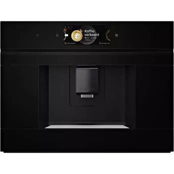 Bosch Serie 8 CTL7181B0 sisäänrakennettava täysautomaattinen espressokeitin, 19 bar, 1500 W, 2,4 l vesisäiliö, 500 g papusäiliö, integroitu maitosäiliö, Home Connect, musta