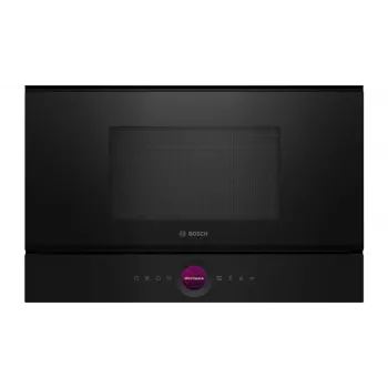 Bosch Serie 8 BFL7221B1 upotettava yksittäismikroaaltouuni — 900 W, 21 L, kosketusohjaus, musta