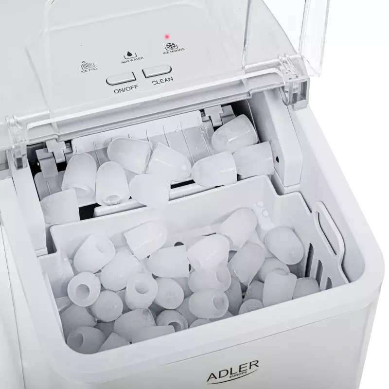 Adler AD 8086 jääpalakone teho 100 W hopea