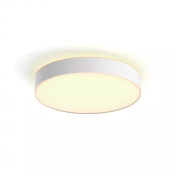 Philips Hue White ambience Enrave kattovalaisin suuri, älykäs kattovalaisin, Bluetooth, valkoinen, LED, metalli, vaihdettavat valonlähteet