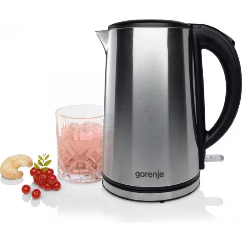 Gorenje K15DWS -vedenkeitin 1,5 l 2200 W musta, ruostumaton teräs