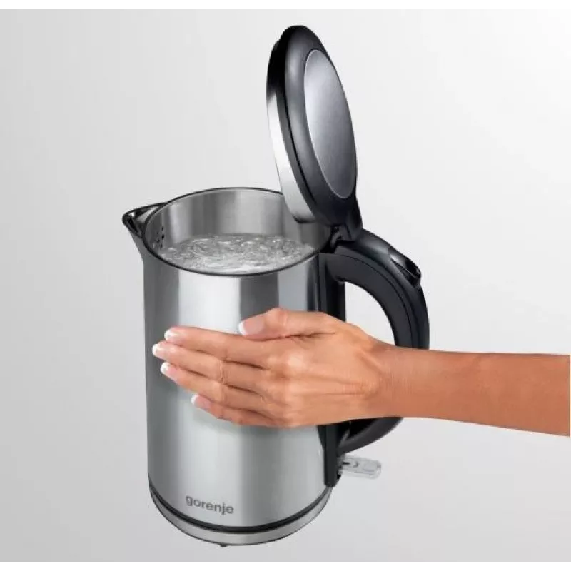 Gorenje K15DWS -vedenkeitin 1,5 l 2200 W musta, ruostumaton teräs