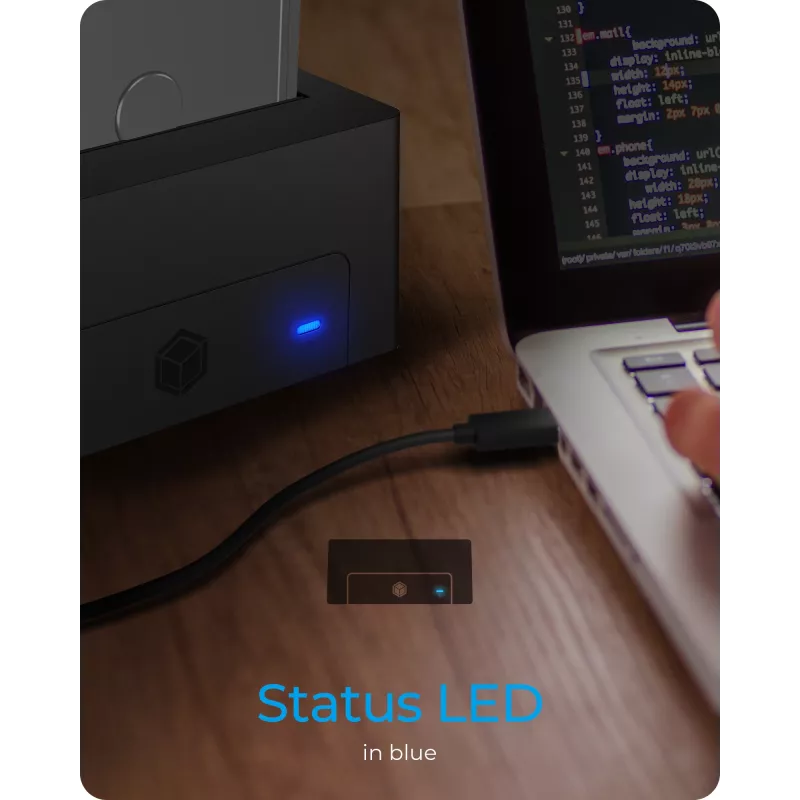 ICY BOX IB-1121-U3 USB 3.2 Gen 1 (3.1 Gen 1) Type-A musta