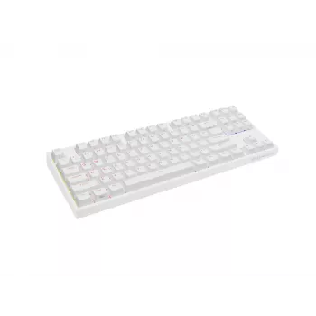 GENESIS Thor 404 TKL näppäimistö pelaaminen USB QWERTY US International valkoinen
