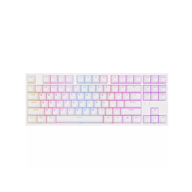 GENESIS Thor 404 TKL näppäimistö pelaaminen USB QWERTY US International valkoinen